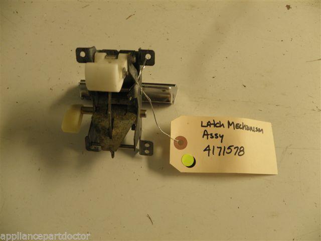 KITCHEN AID DISHWASHER 4171578 LATCH MECHANISM USED PART ASSEMBLY KITCHEN AID DISHWASHER 4171578 LATCH MECHANISM USED PART ASSEMBLY